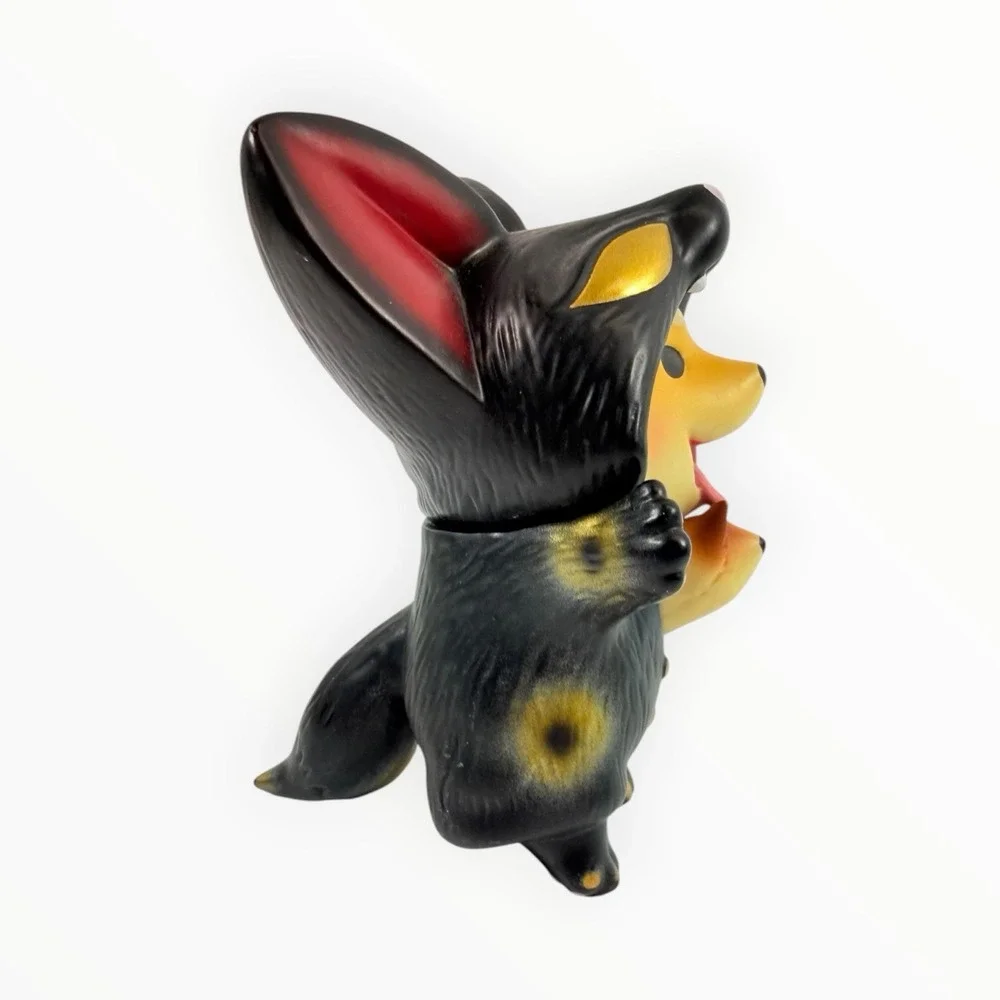 TOYZEROPLUS x Dog Together‎ RUYH Baby DouDou MANEKI BLACK 🐶🦊 Shiba Inu Fox NEW